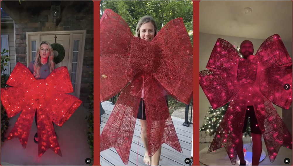 ChimneyCharms™ LED Christmas Bow